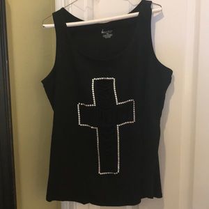 Shredded Cross Tank